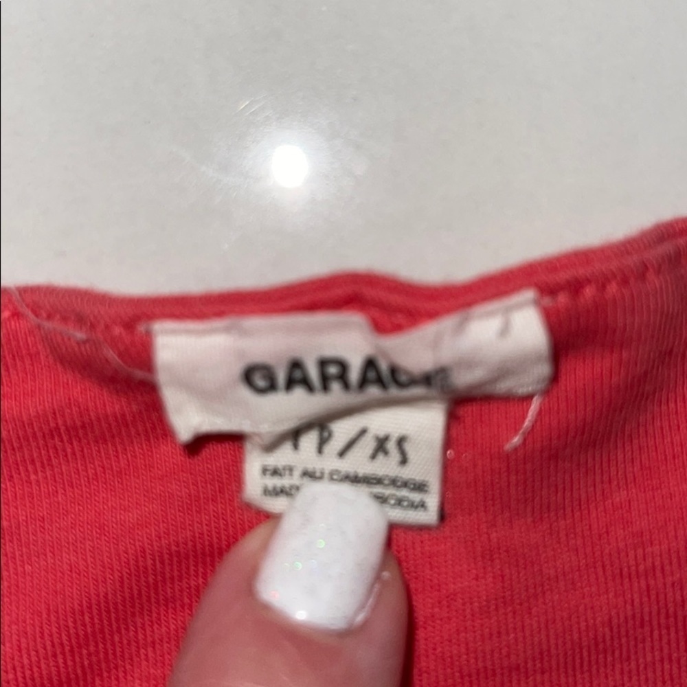 Garage Coral Strapless Tube Top Size XS - Picture 3 of 4